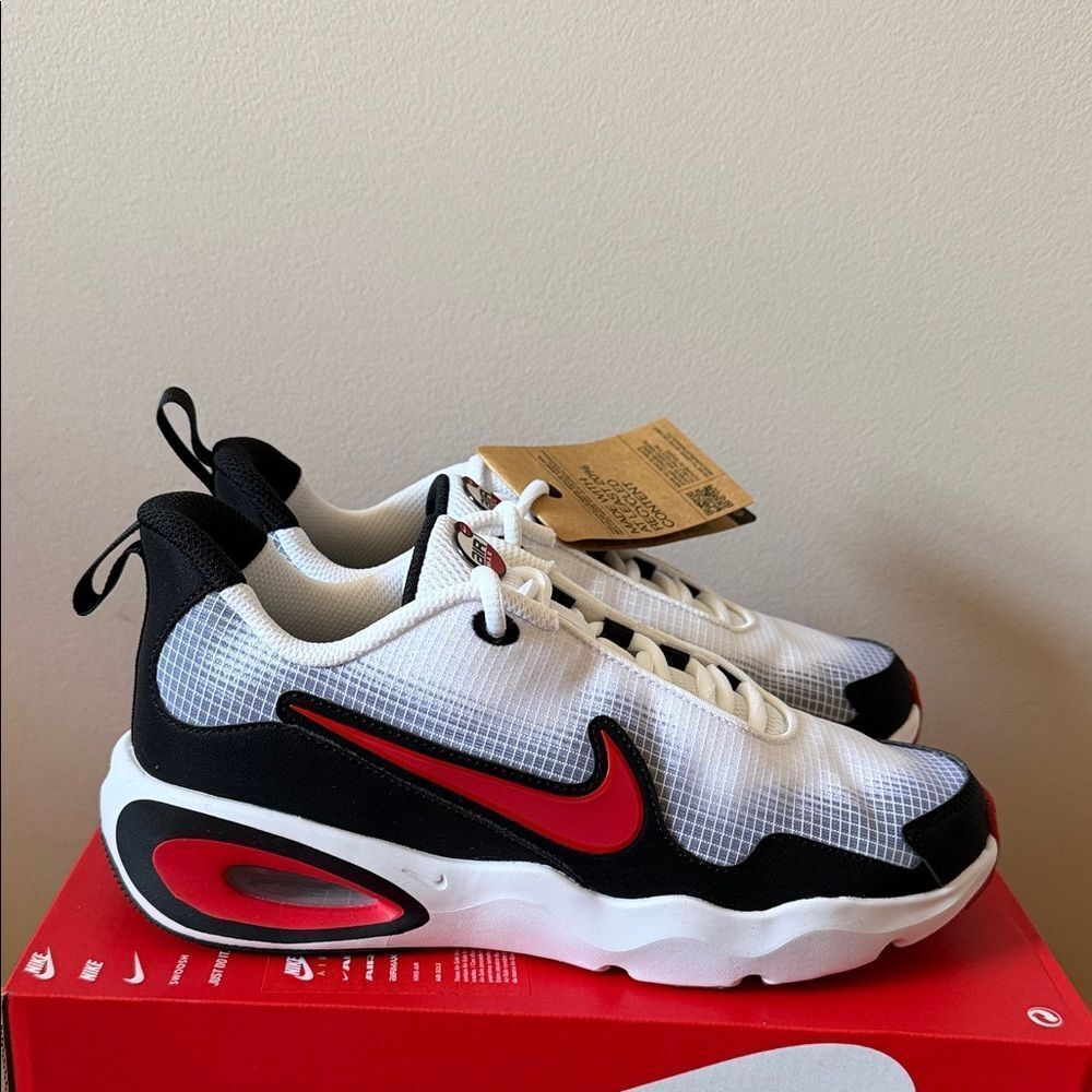 Nike Air Max Nova GS Black University Red FN4446-100 Size 6Y